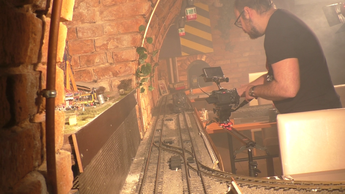 A Restaurant with Model Train Charm